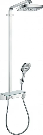 Фото - Душевая стойка Hansgrohe Raindance Select E 300 2jet 27126000 Showerpipe - Hansgrohe