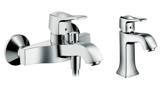 Фото - Смеситель для ванны с душем Hansgrohe  31478000/31075000 хром - Hansgrohe