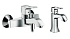 Смеситель для ванны с душем Hansgrohe  31478000/31075000 хром