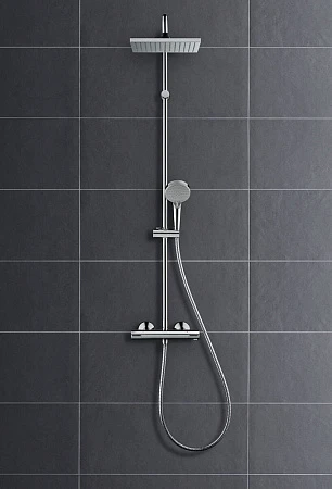 Фото - Душевая стойка Hansgrohe Vernis Shape Showerpipe 230 1jet 26286000, хром - Hansgrohe