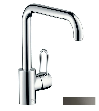 Фото - Смеситель для кухни Axor Uno 14850330, черный хром - Hansgrohe