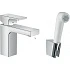 Смеситель для раковины с гигиеническим душем Hansgrohe Vernis Shape 71216000, хром