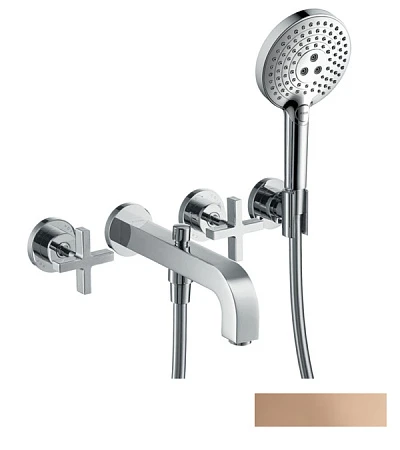 Фото - Смеситель для ванны Axor Citterio 39447300, красное золото - Hansgrohe