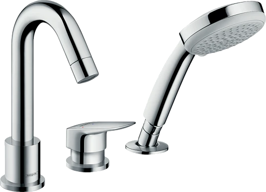 Фото - Смеситель Hansgrohe Logis 71313000 на борт ванны - Hansgrohe