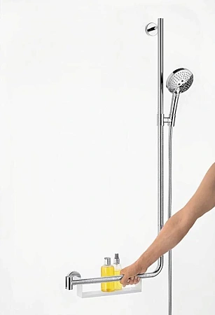 Фото - Душевой гарнитур Hansgrohe Raindance Select S 26327400 хром, белый - Hansgrohe