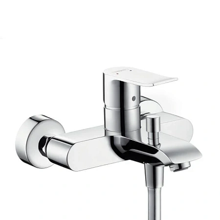 Фото - Смеситель для ванны с душем Hansgrohe Metris 31480000/31080000 хром - Hansgrohe