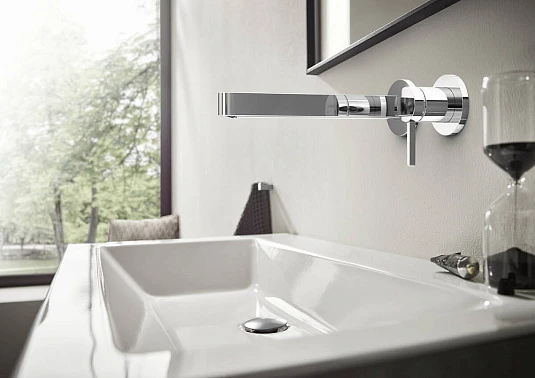 Фото - Смеситель для раковины Hansgrohe Finoris 76050000, хром - Hansgrohe