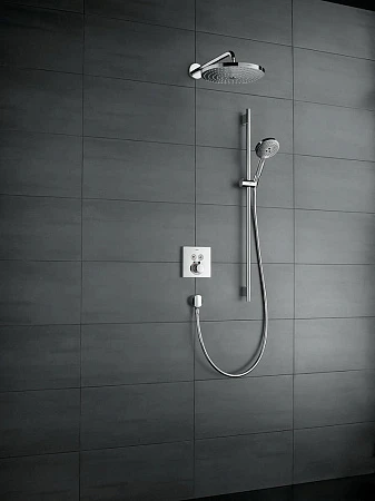 Фото - Термостат для душа Hansgrohe ShowerSelect 15763140, шлифованная бронза - Hansgrohe