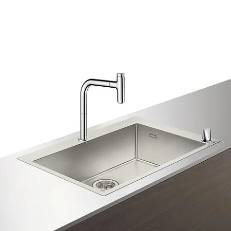 Фото - Кухонная мойка с встроенным смесителем Hansgrohe C71-F660-08 43202000 - Hansgrohe