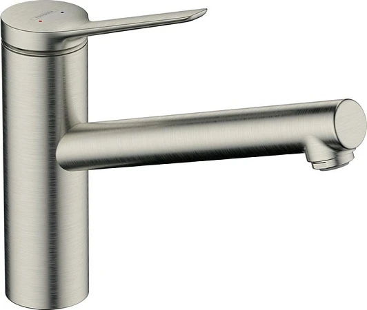 Фото - Смеситель для кухни Hansgrohe Zesis M33 150 1jet 74802800, сталь - Hansgrohe