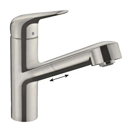 Фото - Смеситель для кухни Hansgrohe Focus 71829800 серый - Hansgrohe