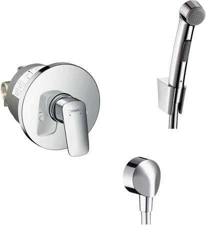 Фото - Душ гигиенический  Hansgrohe Logis 71606000/32129000/27454000/13620180 хром - Hansgrohe