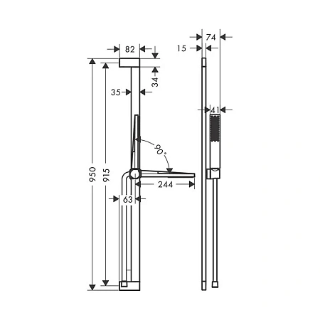 Фото - Душевой гарнитур Hansgrohe Pulsify 24380700 белый - Hansgrohe