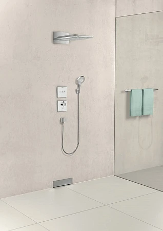 Фото - Держатель для душа Hansgrohe Porter S 28331670, черный матовый - Hansgrohe