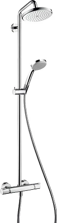 Фото - Душевая стойка Hansgrohe Croma 220 Showerpipe 27188000 EcoSmart - Hansgrohe