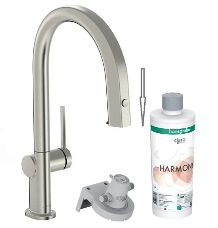 Фото - Смеситель для кухни Hansgrohe Aqittura 76800800 серый - Hansgrohe