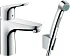 Смеситель Hansgrohe Focus 31927000 для раковины с гигиеническим душем с донным клапаном Push-Open