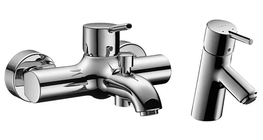 Фото - Смеситель для ванны с душем Hansgrohe Talis S 3242000/3202000 хром - Hansgrohe