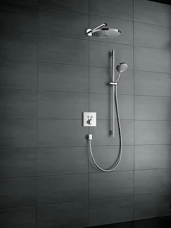 Фото - Термостат для душа Hansgrohe ShowerSelect 15763670, черный - Hansgrohe