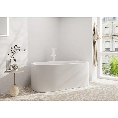 Фото - Смеситель для ванны с душем Hansgrohe Tecturis E 73445700 белый - Hansgrohe