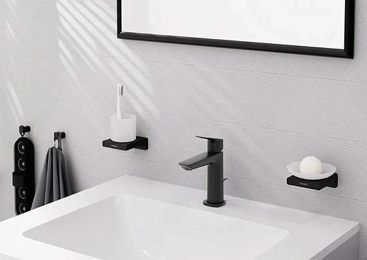 Фото - Смеситель для раковины Hansgrohe Logis 71254670 черный - Hansgrohe