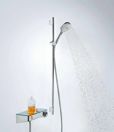 Фото - Душевой гарнитур Hansgrohe Raindance Select E 26623400 хром, белый - Hansgrohe