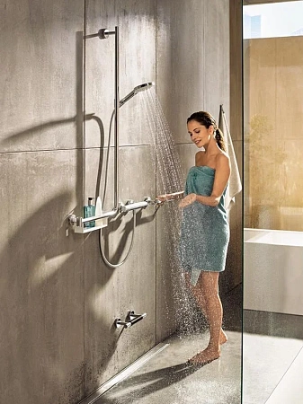 Фото - Душевой гарнитур Hansgrohe Raindance Select S 26327400 хром, белый - Hansgrohe