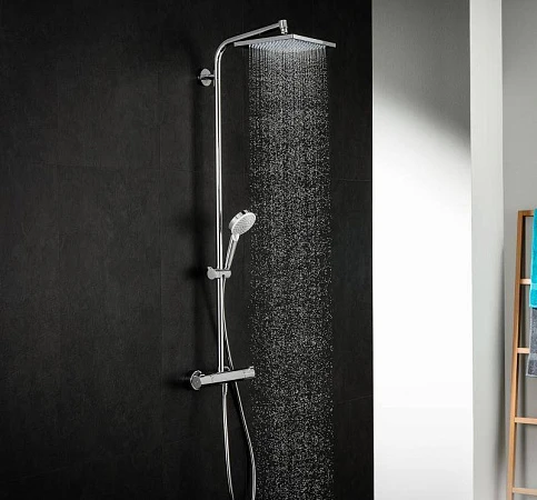 Фото - Душевая стойка Hansgrohe Crometta Е 240 1jet Showerpipe 27271000 - Hansgrohe