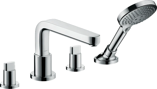 Фото - Смеситель на край ванны Hansgrohe Metris S 31447000, хром - Hansgrohe