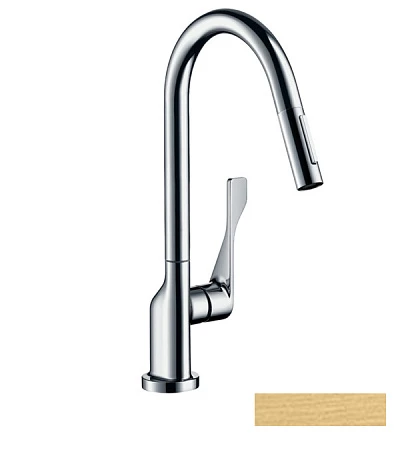 Фото - Смеситель для кухни Axor Citterio 39835250, золото - Hansgrohe