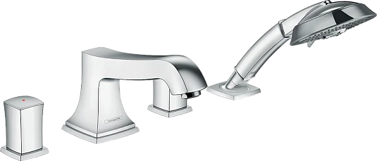 Фото - Смеситель на край ванны Hansgrohe Metropol Classic 31315000, хром - Hansgrohe