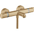 Термостатический смеситель для ванны c душем Hansgrohe Ecostat Comfort 13114140, бронза шлифованная