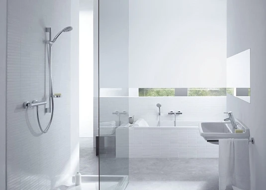 Фото - Душевой гарнитур Hansgrohe Croma 100 Vario 27772000 Unica'C - Hansgrohe