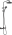 Душевая стойка Hansgrohe Vernis Blend Showerpipe 200 1jet EcoSmart 26089670, матовый чёрный