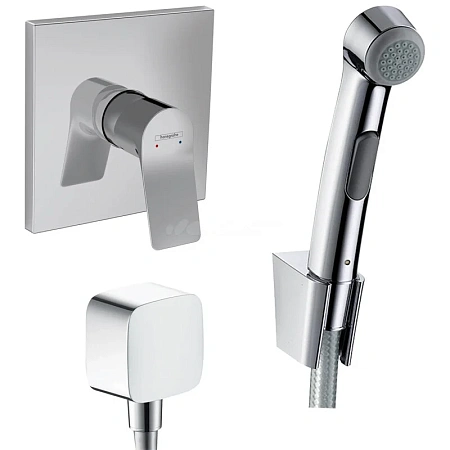 Фото - Душ гигиенический  Hansgrohe  32128000/26457000/75615000/01800180 хром - Hansgrohe