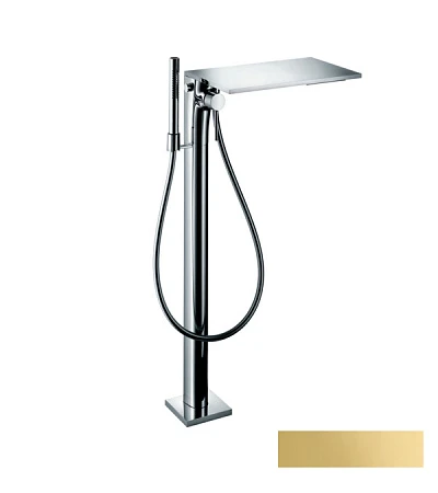 Фото - Напольный смеситель для ванны Axor Massaud 18450990, золото - Hansgrohe