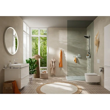 Фото - Смеситель для раковины Hansgrohe Tecturis S 73340700 белый - Hansgrohe