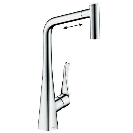 Фото - Смеситель для кухни Hansgrohe Metris 14780000 хром - Hansgrohe