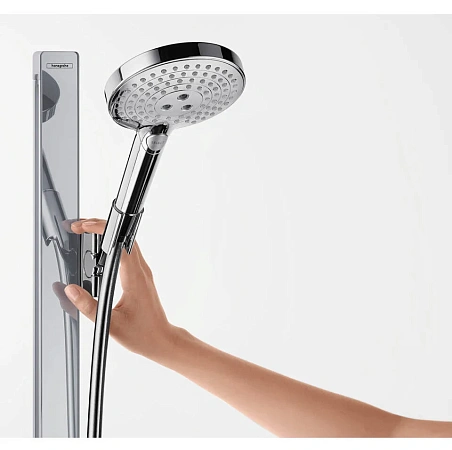 Фото - Душевой гарнитур Hansgrohe Raindance Select S 27647400 хром, белый - Hansgrohe