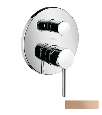 Фото - Смеситель для ванны Axor Starck 10416300, красное золото - Hansgrohe