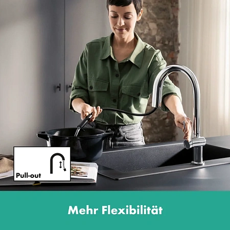 Фото - Смеситель для кухни Hansgrohe Aqittura 76826000 хром - Hansgrohe