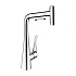 Смеситель для кухни Hansgrohe Metris Select 73807000 хром