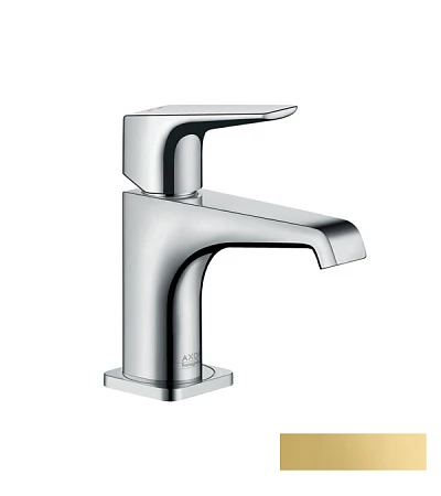 Фото - Смеситель для раковины Axor Citterio E 36112990, золото - Hansgrohe