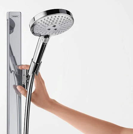 Фото - Душевой гарнитур Hansgrohe Raindance Select S 27649400 хром, белый - Hansgrohe