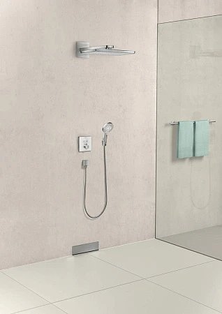 Фото - Шланговое подключение Hansgrohe Fixfit Square 26455340, черный хром - Hansgrohe