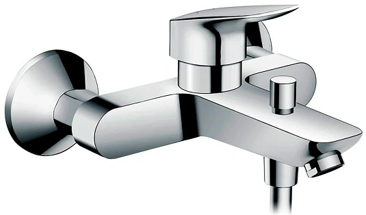 Фото - Смеситель для ванны с душем Hansgrohe Logis 71400000/71070000 хром - Hansgrohe