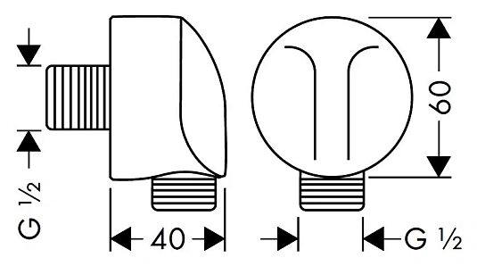 Фото - Душ гигиенический  Hansgrohe Logis 71666000/32127000/27454000 хром, белый - Hansgrohe