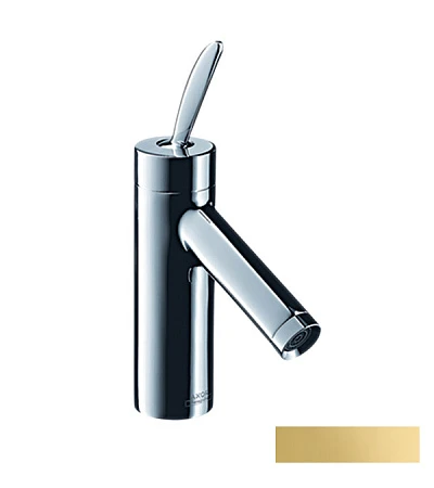 Фото - Смеситель для раковины Axor Starck Classic 10018990, золото - Hansgrohe