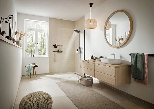 Фото - Полотенцедержатель 58 см Hansgrohe WallStoris 27926670, матовый чёрный - Hansgrohe