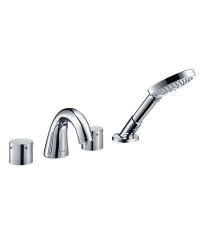 Фото - Смеситель на край ванны Axor Starck 10444000, хром - Hansgrohe